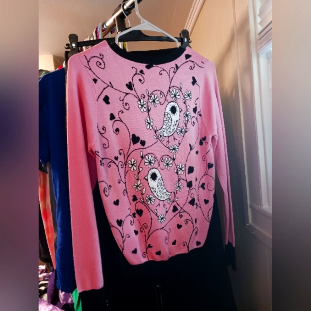 Banjo and cake cardigan sweater pin up girl